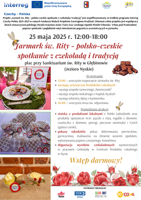 Zaproszenie na Jarmark św. Rity